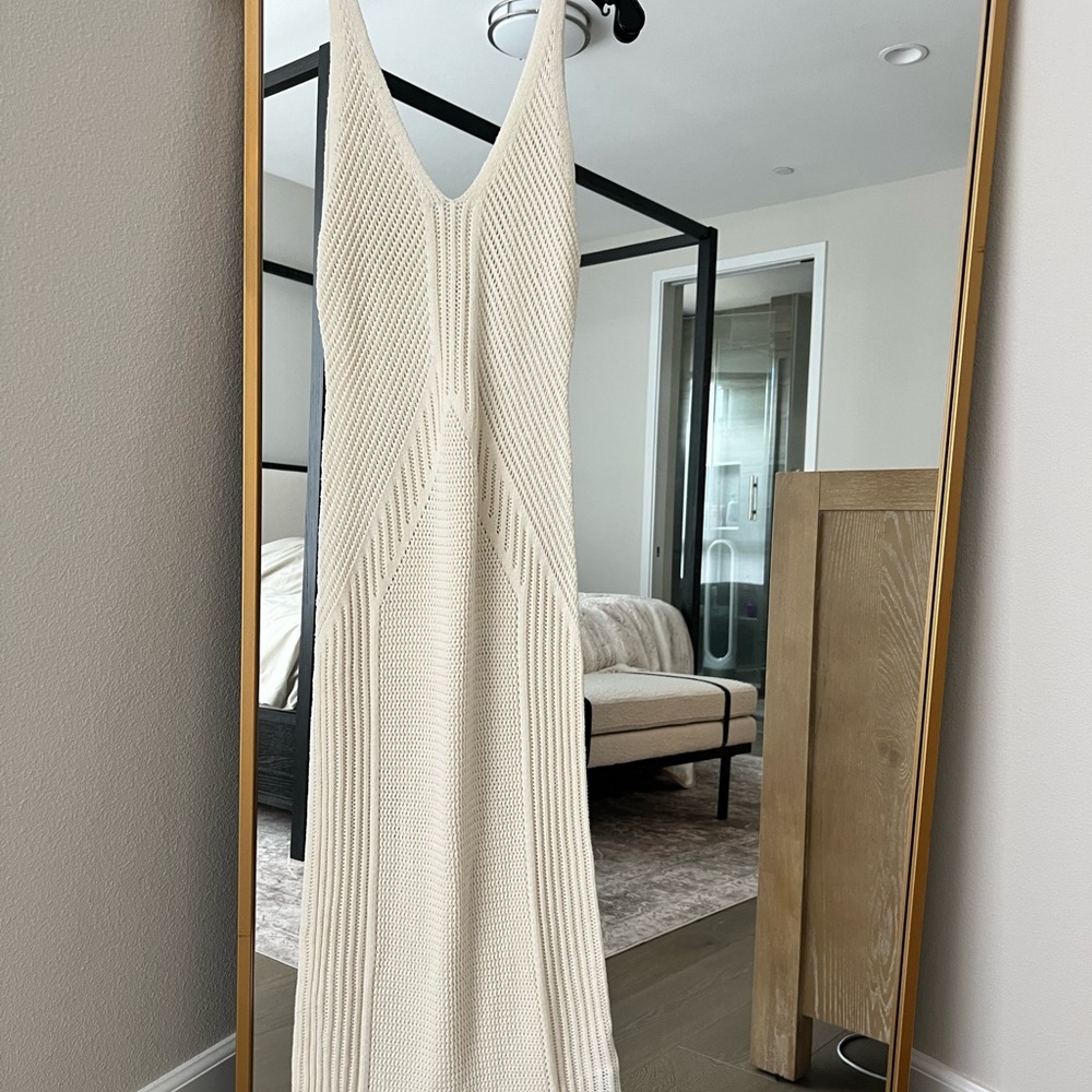 Cream Knit Dress - Picture 2 of 2